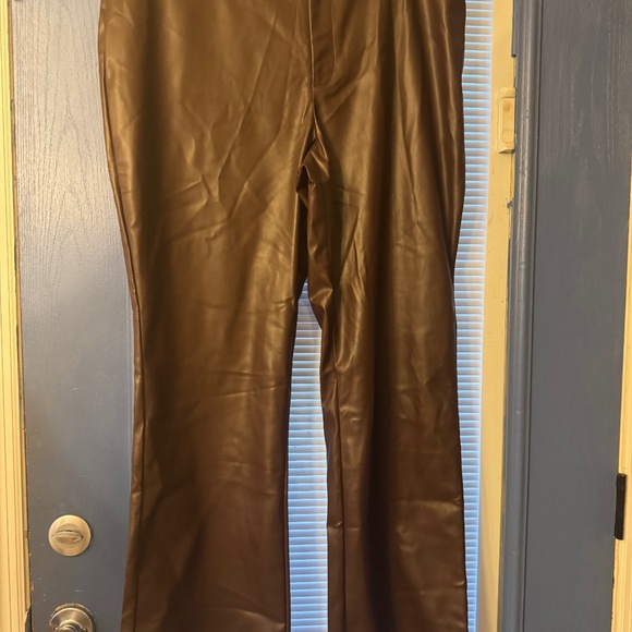 Colleen Lopez Pants - Colleen Lopez Faux Leather Pants